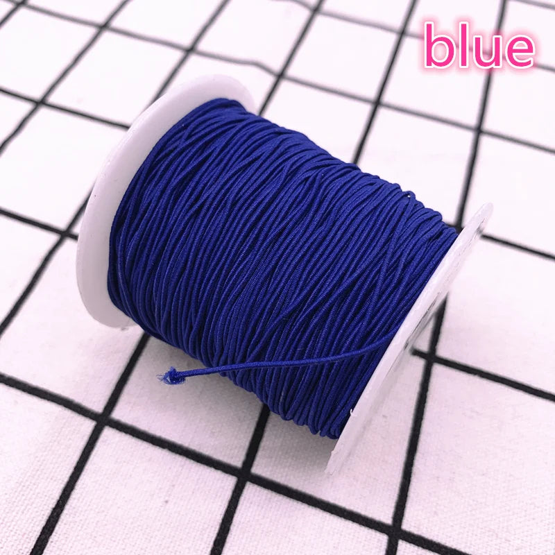 1.0mm 10yards/lot High-Elastic Round Elastic Band Rubber Band Elastic Cord Diy Sewing Accessories