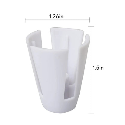 2/8PCS White Plastic Coil Claw Thread Spool Cone Holder for Overlocker Serger Sewing Machine Thread Spool Coil Claw Accessories