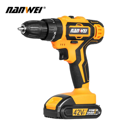 Impact Cordless Electric Screwdriver Drill