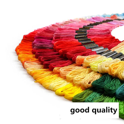 200/100/50 Anchor Similar DMC Cross Stitch Cotton Embroidery Thread Floss Sewing Skeins Craft Hogard