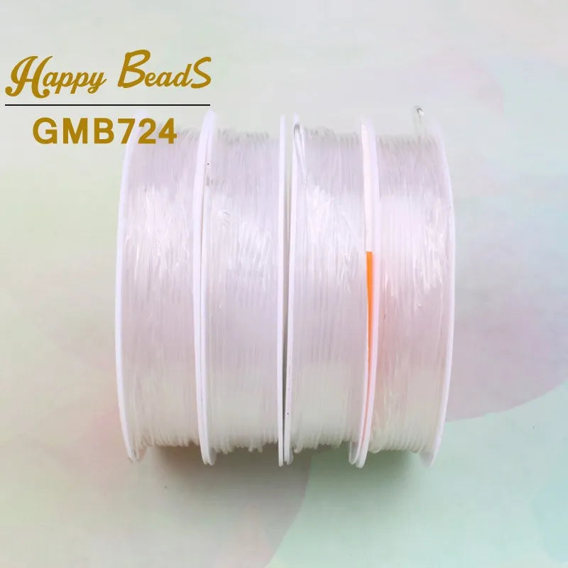 1Roll Transparent Elastic Crystal Line Beading Cord String Wire Thread For Jewelry Making DIY Necklace Bracelet Accessories