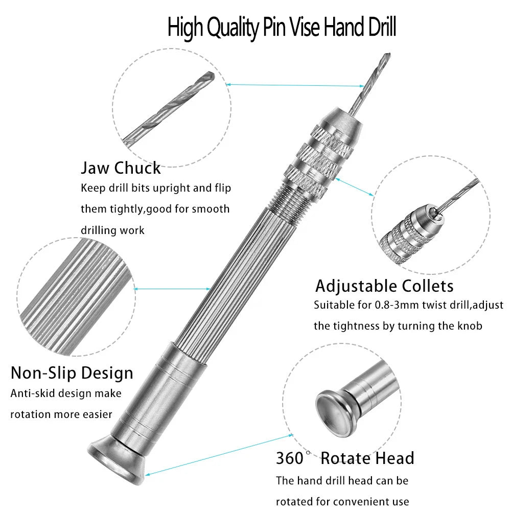 Metal Hand Drill 0.8-3.0mm