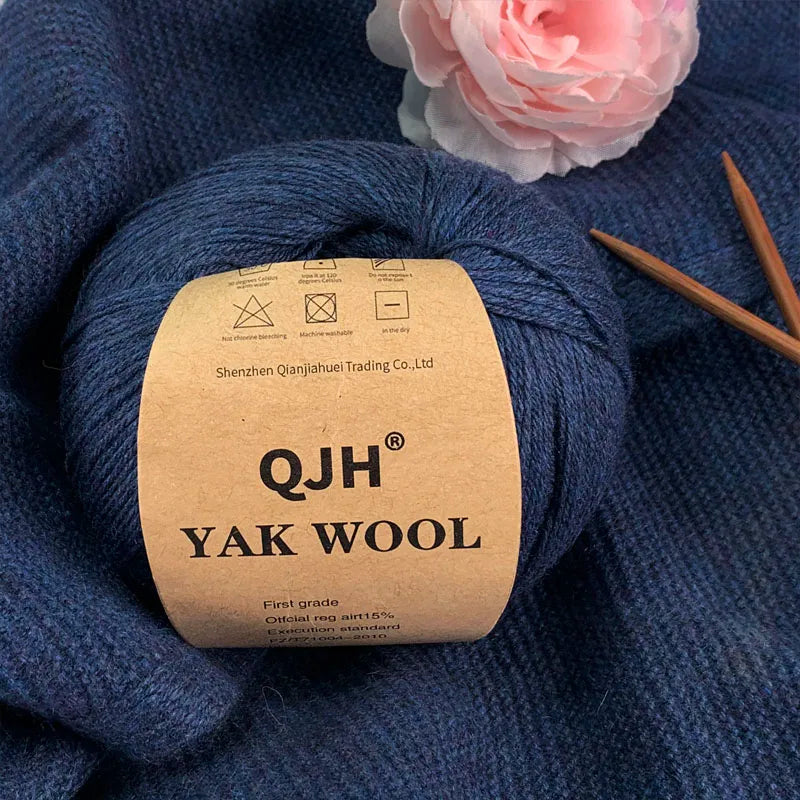 10PCS Undyed Natural  Organic Mongolian Yak Wool Yarn For Hand knitting Crochet DIY Soft For Fashion Garments Baby Clothes