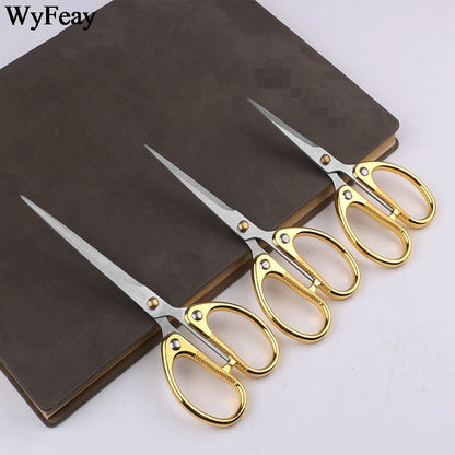 1 Pcs Professional Sewing Scissors Cuts Straight and Fabric Clothing Tailor's Scissors Household Stationery office scissors Tool