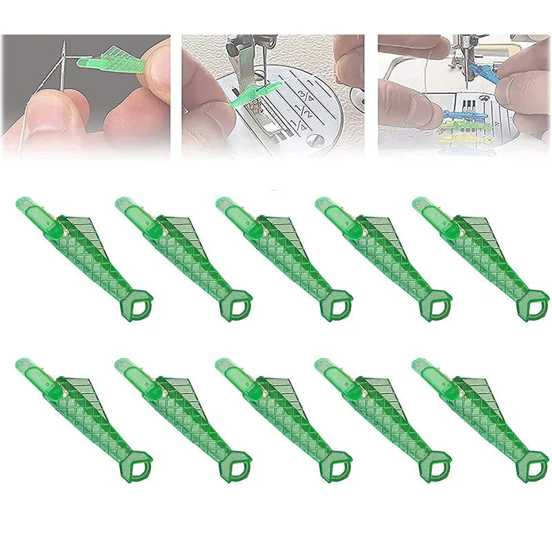 1/3/10PCS Fish Type Auto Needle Threader Wire Loop DIY Simple Threader For Sewing