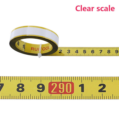 Tape Measure 12.5/16/19mm Self Adhesive