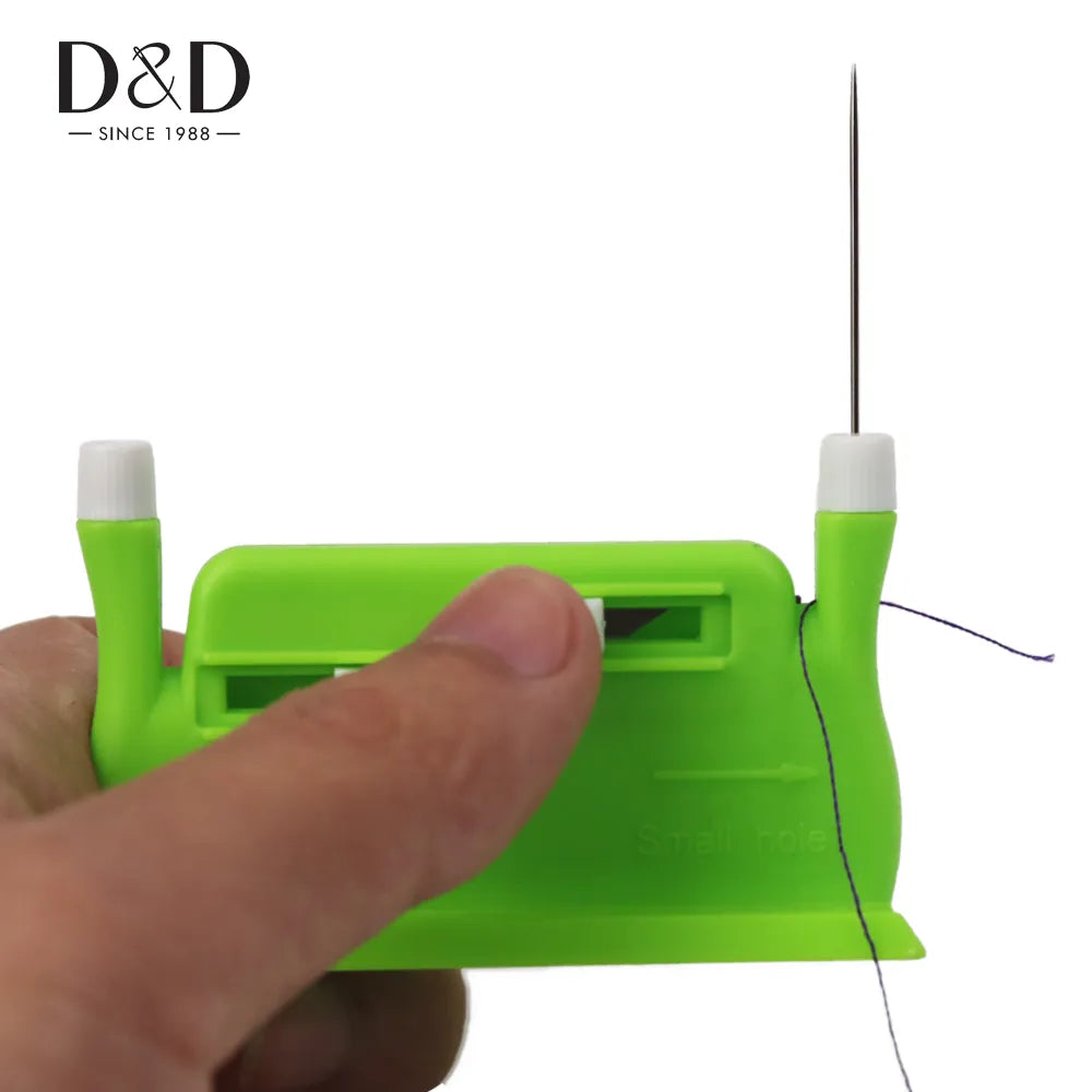 D&D New Easy Automatic Needle Threader Wire Stitch Insert Craft Helpful Elderly Guide Needlework Sewing Tool