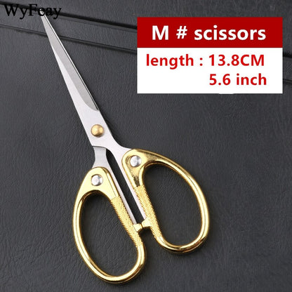 1 Pcs Professional Sewing Scissors Cuts Straight and Fabric Clothing Tailor's Scissors Household Stationery office scissors Tool