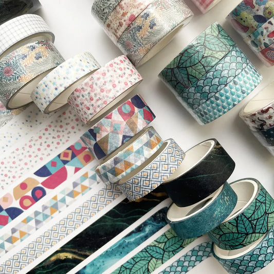 3pc Basic geometry Masking Washi Tape