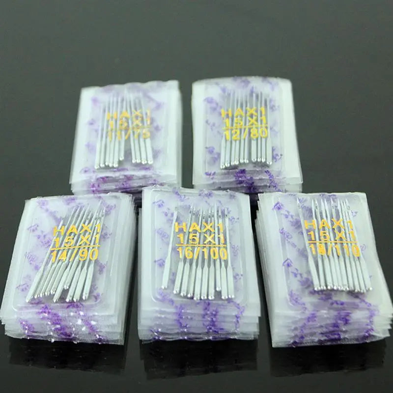 100 pcs High quality Household Sewing Machine Needles HAX1 #9 #11  #14 #16 #18 For Singer Brother Janome