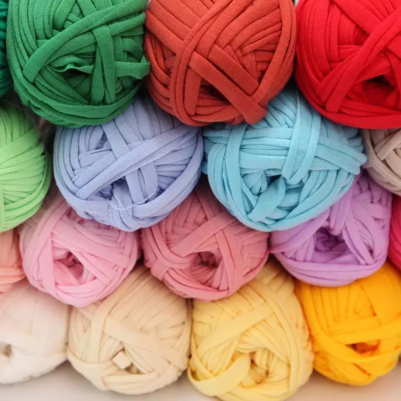 100g/pc T Shirt Thick Soft Cloth Yarn for Hand Knitting Crochet Woven Handbag Blanket Thick Yarn