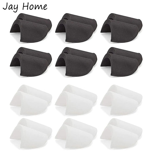 12 Pairs Foam Sponge Shoulder Pads Sewing Set-in Shoulder Pads for Women Men Jacket Blazer T-Shirt Clothing Garment Accessories