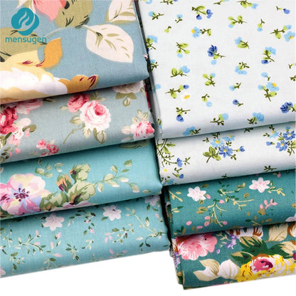 25x25cm Cotton Fabric Printed Cloth Sewing Quilting Fabrics for Patchwork Needlework DIY Handmade Material