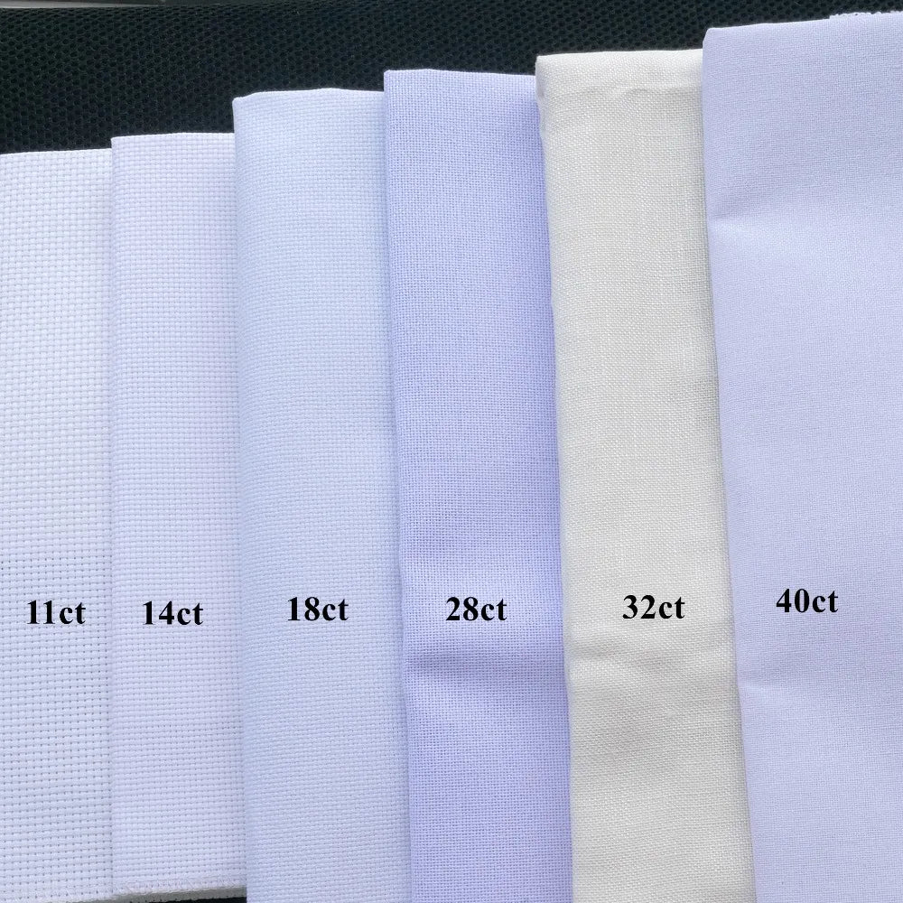 42x50cm 28ct 18ct 16ct 11ct  9ct Aida cloth cross stitch fabric canvas DIY handcraft supplies stitching embroidery craft