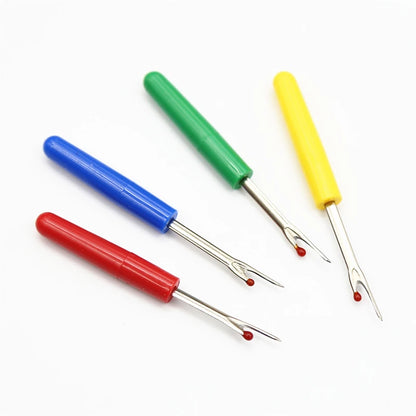 9pcs Thread Cutter Seam Ripper Stitch Unpicker Sewing Tool Plastic Handle Craft Tool Sewing Accessories (4 Small 5 Large) YJ260