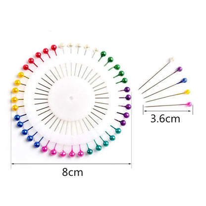 40/240/480pcs Sewing Accessories Round Pearl Straight Head Pins Dressmaking Faux Pear Corsage Pin for DIY 5BB5582