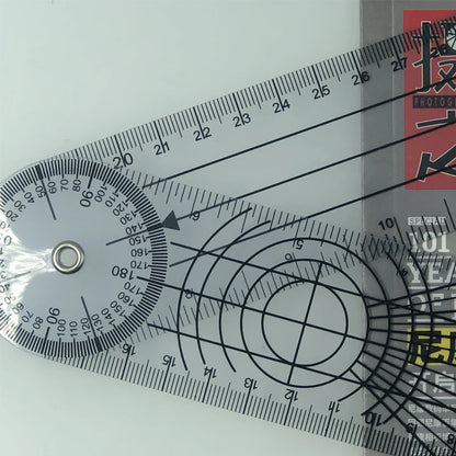 0-140mm  360 Degree Angle Ruler