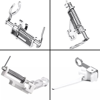 4Pcs Large Metal Darning Foot Sewing Machine Close Toe Open Toe Quilting Embroidery Presser Foot for Low Shank Sewing Machines