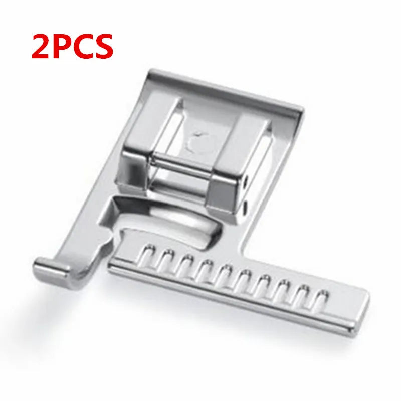 Multifunction Sewing Machine Presser Foot Tape Measure with a Ruler Stitch Guide Sewing Foot Snap on Metal  AA7016-2