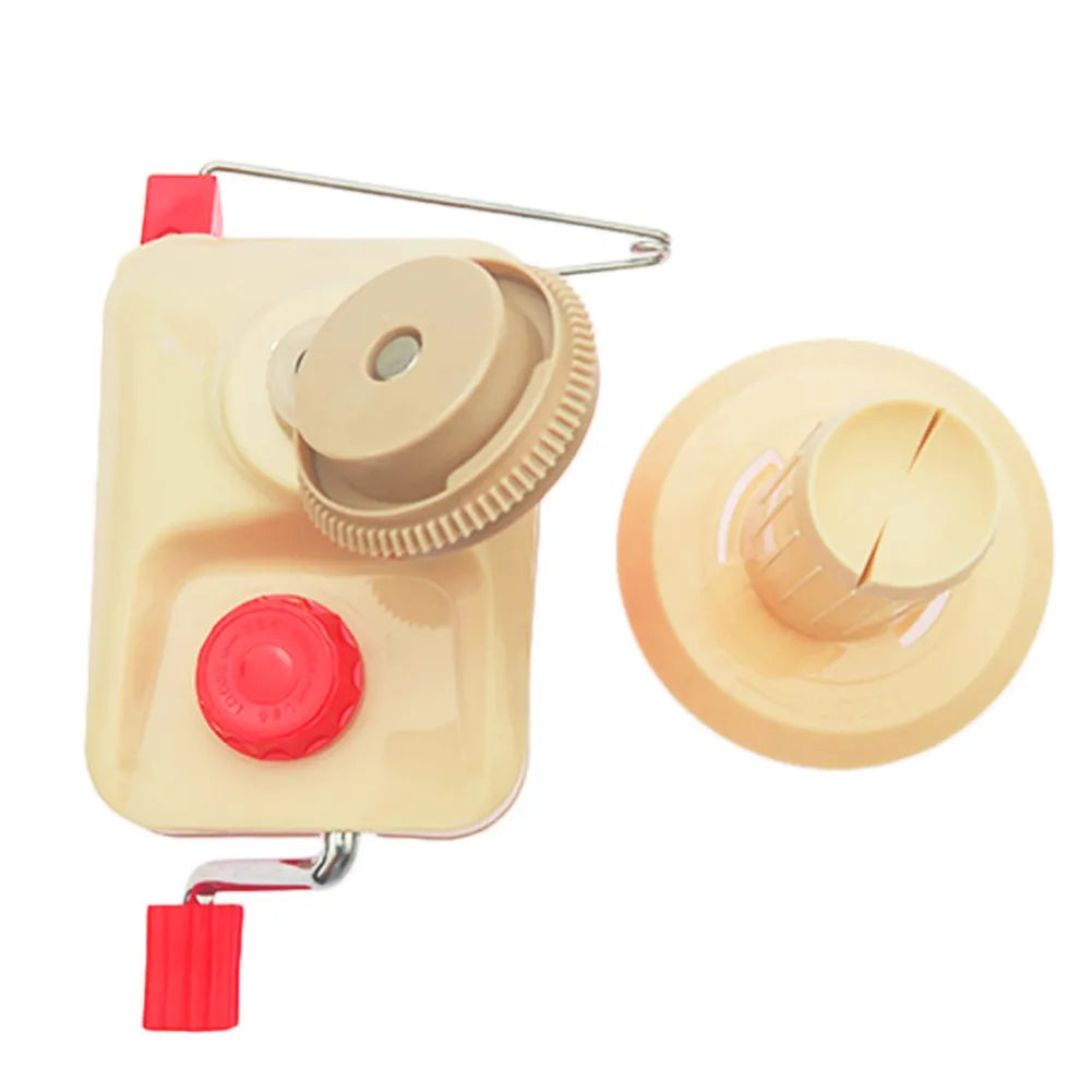 Small  Hand Operated Cable Needle Wool Winding Machine In Box Swift Yarn Fiber String Ball Wool Winder Holder For Household