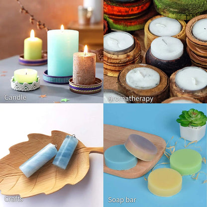 Cylinder Silicone Candle Molds and Wick