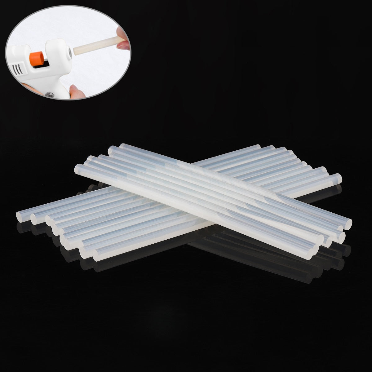 10-100pcs Transparent Hot Melt Glue Stick 7mm / 11mm