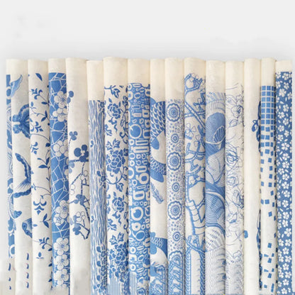 Pottery ceramics clay Transfer paper glaze underglaze flower paper Jingdezhen blue and white porcelain decal paper 54x37cm