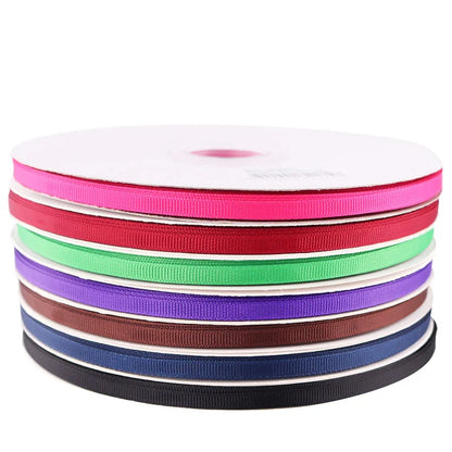 6/10/15mm 5Yards/Roll Best quality ribbon for crafts wedding Decorations DIY Grosgrain Ribbons Bow Gifts Card Wrapping Supplies 6mm