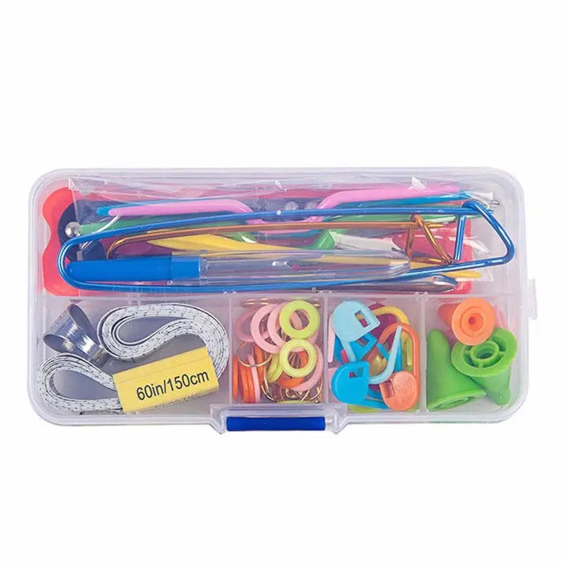 Useful Ful Knitting Tools Kit Crochet Needle Hook Accessories DIY Knitting Supplies with Case Kids Stuff  Knitting Kit