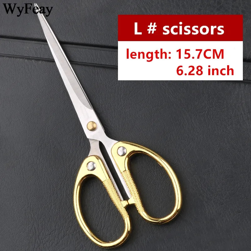 1 Pcs Professional Sewing Scissors Cuts Straight and Fabric Clothing Tailor's Scissors Household Stationery office scissors Tool