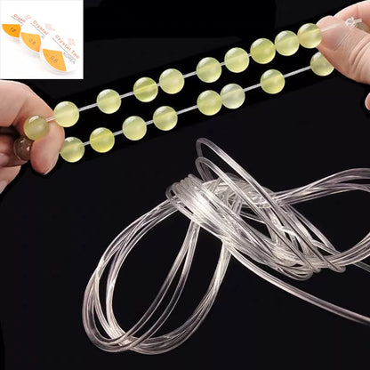 1Roll Transparent Elastic Crystal Line Beading Cord String Wire Thread For Jewelry Making DIY Necklace Bracelet Accessories