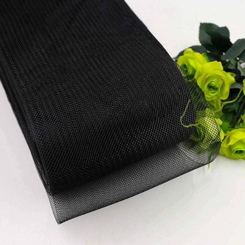 50/100Yards Stiff Polyester Horsehair Braid for Polyester Boning Sewing Wedding Dress Dance Formal Dress Accessories