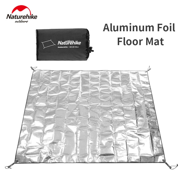 Naturehike Outdoor Camping PE Aluminum Foil Pads Waterproof and Moisture Proof Pads Folding Beach Picnic Barbecue Mats