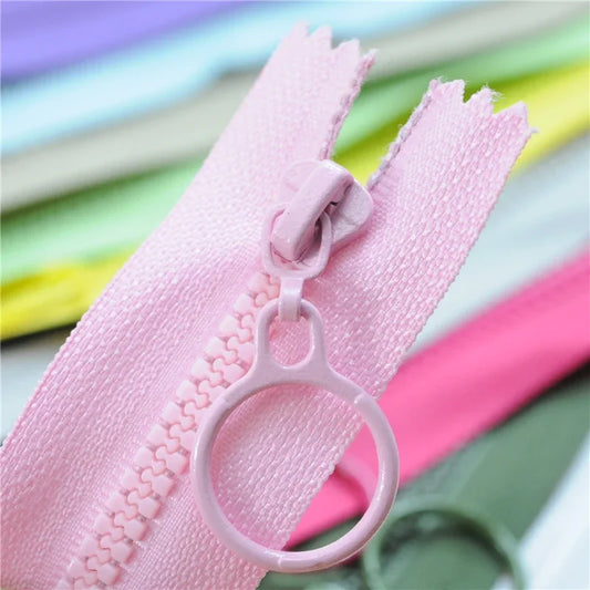 Punk No. 3 Resin Zippers for Sewing Decorative Children's Color Zipper Puller Sleeping Bag Zipper for Garment Accessories IQ002