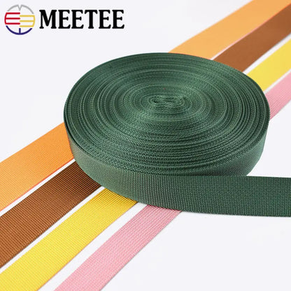 5Meters 32mm Army Green Nylon Webbing Tape Trim Sewing Material Safety Belt Knapsack Strap Bag Buckles Clothing Accessories