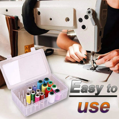 Sewing Thread Storage Box 42 Axis Spools Bobbin Carrying Case Container Holder DIY Craft Spool Organizing Case Sewing Storage