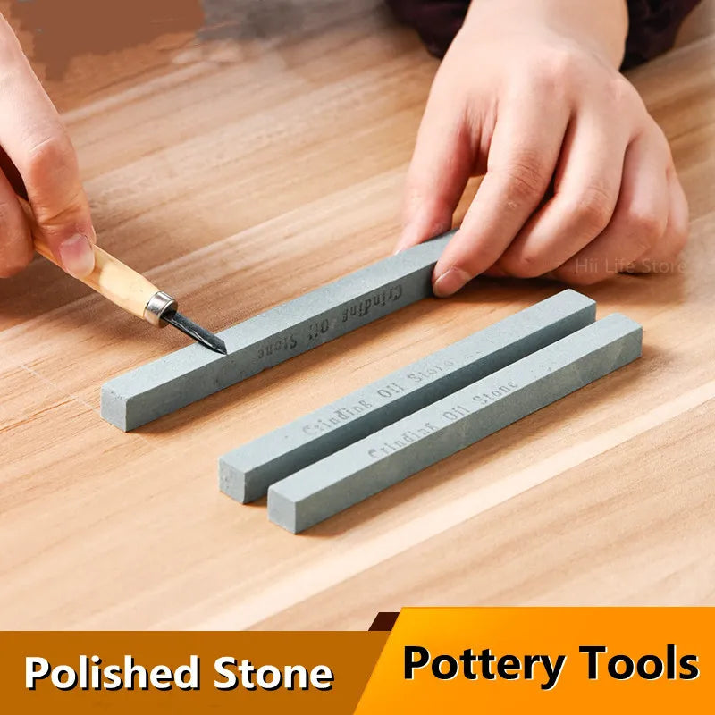 Pottery Tools Polishing Stone Small Coarse Grinding Ceramic Whetstone Ceramic Bottom Sticky Glaze Polishing Grinding Tools