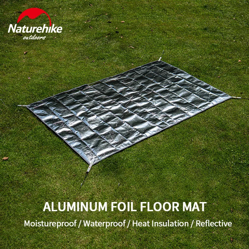 Naturehike Outdoor Camping PE Aluminum Foil Pads Waterproof and Moisture Proof Pads Folding Beach Picnic Barbecue Mats