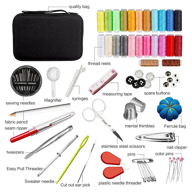 Sewing Kits DIY Multi-Function Sewing Box Set For Hand Quilting Stitching Embroidery Thread Sewing Accessories Sewing Kits