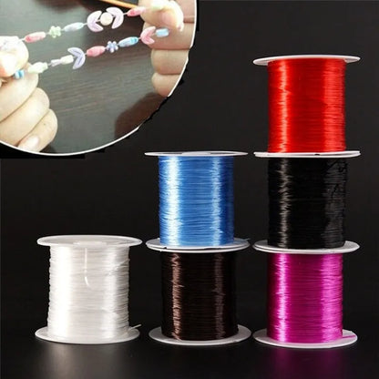 393inch/Roll Strong Elastic Crystal Beading Cord 1mm for Bracelets Stretch Thread String Necklace DIY Jewelry Making Cords Line