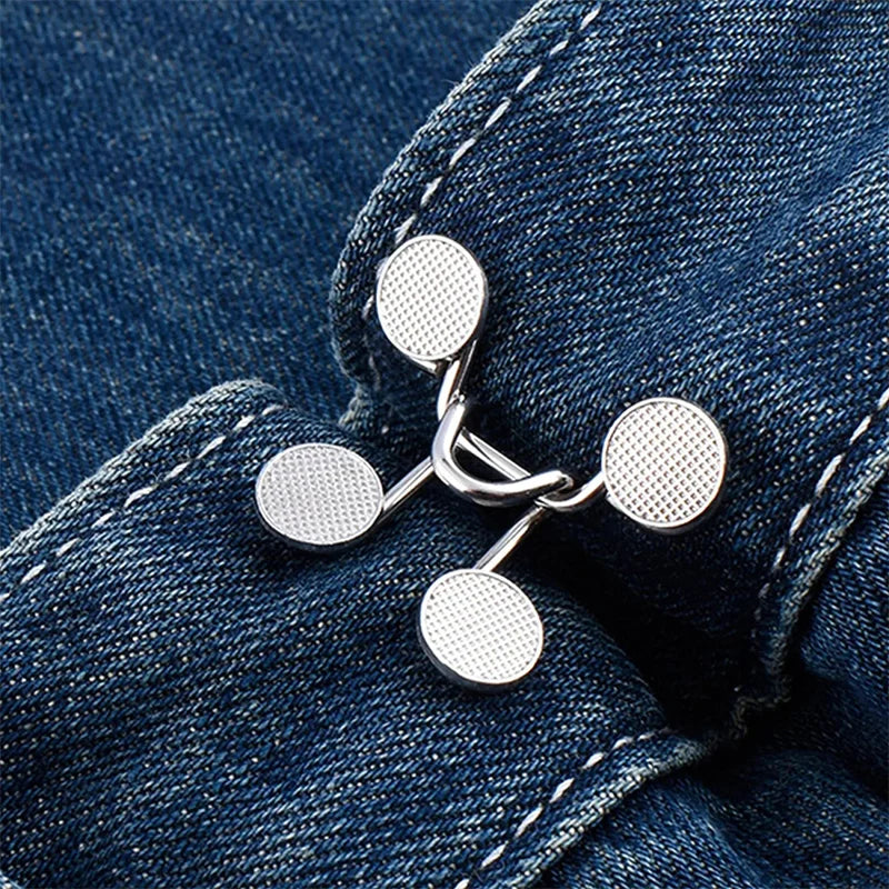 4 Set Nail-free Metal Jeans Button Snaps