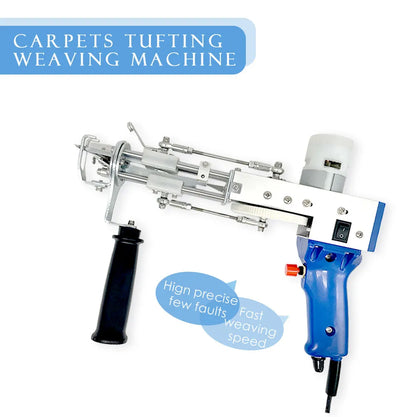 Tufting Gun 2 in 1 Set Electric Carpet Tufting Gun Electric Carpet tapis Knitting Tufting Pistol Weaving Flocking Rug Machine