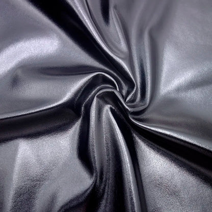 50*150cm Stretch Shiny Gold Foil bronzing Spandex Fabric Material PU glossy leather fabric for DIY stage cosplay costume Dress