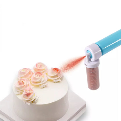 6 Colors Manual Pastry Airbrush Gun Cake Sprayer Airbrush Para Pasteleria Airbrush For Cake Kitchen Pastry Tool