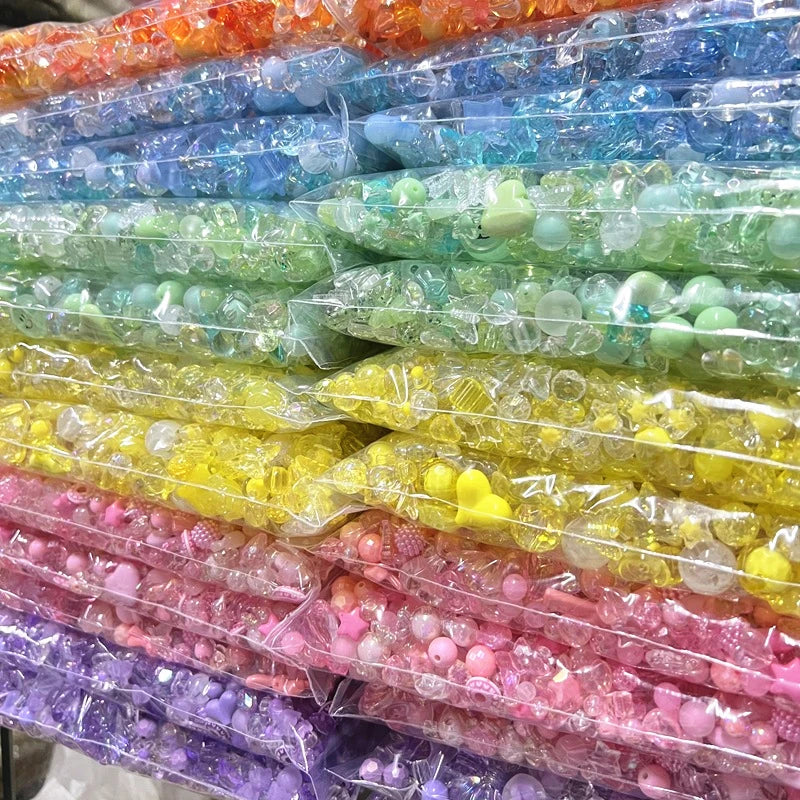 20g Mixing Style Spring Color  Acrylic Beads  For DIY Handmade Bracelet Jewelry Making Accessories