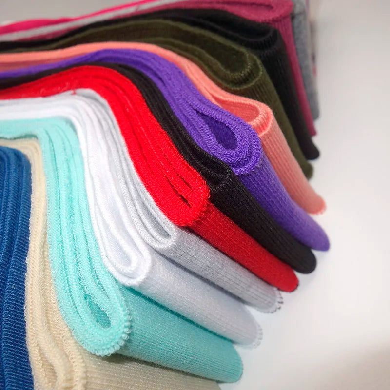 3.5cm/7cmx80cm High Elastic Cuffs Neckline Knitted Rib Anti-pilling Polyester Yarn-dyed Knitted Threaded Hem for Clothes DIY