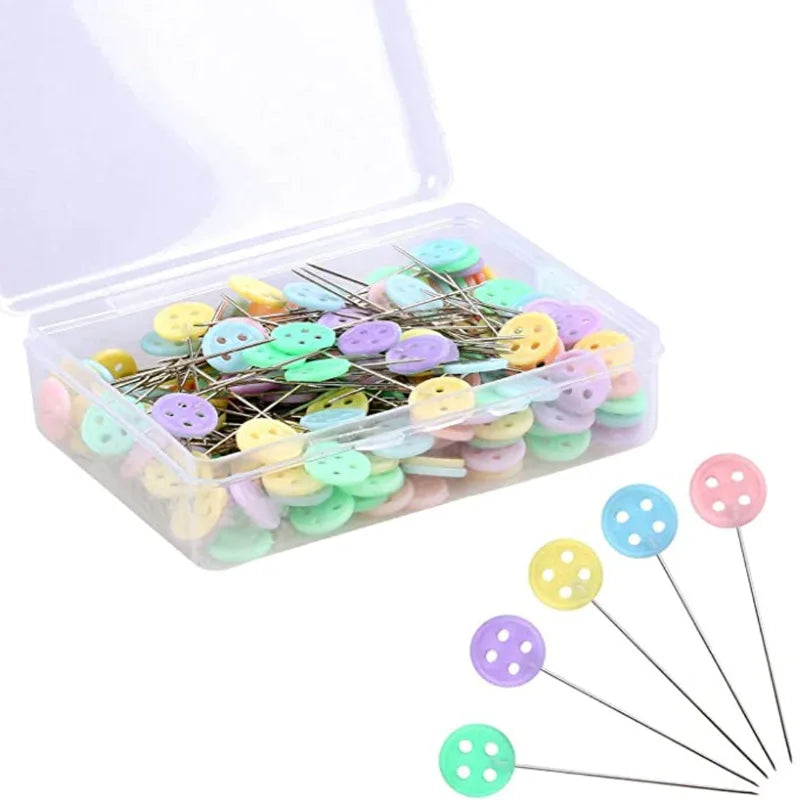 100Pcs/Box Sewing Pins Dressmaking Pins Embroidery Patchwork Pins Tools For DIY Craft Sewing Accessories