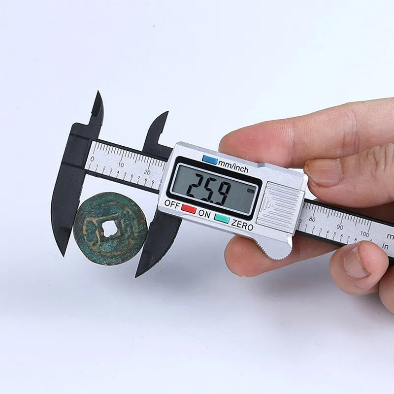 1PC Plastic Vernier Caliper Digital Display