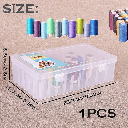 Sewing Thread Storage Box 42 Axis Spools Bobbin Carrying Case Container Holder DIY Craft Spool Organizing Case Sewing Storage