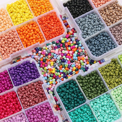 1000Pcs 3mm Japan Glass Seedbeads Uniform Metallic Colors Round Glass Beads For DIY Jewelry Making Garments Accessory